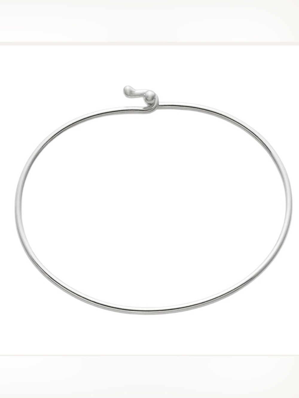 Retired James Avery Sterling Silver Original Hook-On Charm Bracelet 2⅜” Medium